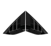 Alerón trasero del coche Para Ford para Focus ST RS MK3 2012-2018 para Hatchback 2 piezas de persiana ventana trasera coche lateral para cubierta(Negro)