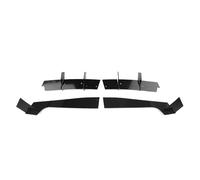 Alerón Trasero del Coche para Ford para Mustang 2015 2016 2017-2021 Coche para Difusor De Parachoques Trasero Soporte Divisor Labio Arranque Alerón De Escape Placa(Glossy Black)