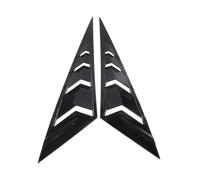 Alerón Trasero del Coche para Hyundai para Elantra Avante CN7 2020 2021 Rejillas de ventilación Laterales traseras Panel alerón Ventana Cuarto(Black A)