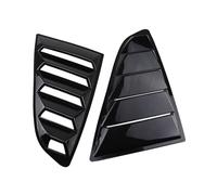 Alerón trasero del coche Rejillas de ventilación para ventanas traseras, alerones, panel tuning para coche cubierta lateral para Ford para Mustang(Carbon texture)