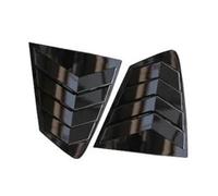 Alerón Trasero Maletero para Mazda 3 para Axela Sedán 2020 2021 2022 Cubierta De Persiana para Ventana Trasera Rejilla Ventilación Lateral Embellecedor(Glossy Black)