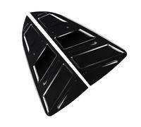 Alerón Trasero Maletero para VW para Polo MK5 6R 6C 2011-2018 Cubierta De Persiana Lateral para Ventana Trasera(Glossy Black)