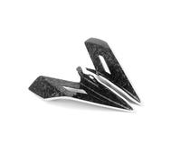 Alerón Trasero Motocicleta para CFMOTO 450SR CF450SR 2022-2023 Alerones Delanteros Laterales con Carga Aerodinámica, De Carenado Fijos(Forge Pattern White)
