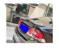 Alerón Trasero para Civic 2006 2007 2008 2009 2010 2011 Alerón Trasero Coche Embellecedor Alerón Cola Blanca Plástico ABS(Plata)