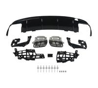 Alerón Trasero para Coche Mercedes Benz AMG W117 C117 X117 CLA260 CLA45 2012-2018 con Tubos de Escape y Borde de Parachoques Trasero.