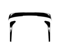 Alerón Trasero para El Techo del Maletero + Borde Embellecedor del Divisor Lateral De La Ventana Trasera para VW para Tiguan MK2 2017 2018 2019-2023 HQGQCEZEK(Black)