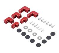 Alerón Trasero para Fiesta Mk6 Mark Vi ST y Modelos 1.0L. Alerón de Kit Extensor de alerón Trasero. Alerón Trasero para Auto(Red)