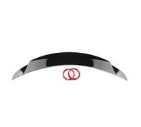 Alerón Trasero para Infiniti G35 G25 G37 Q40 Sedán De 4 Puertas 2007-2015 con Apariencia Fibra Carbono/Divisor Labio Tapa Maletero Alerón De Techo(Negro Brillante)
