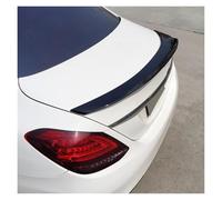 Alerón Trasero para Mercedes para Benz Clase C Sedan 4 Puertas W205 C63 C180 C200 C260 C300 Alerón De Fibra De Carbono 2008-2014 El Alerón Trasero(Negro Brillante)