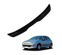 Alerón Trasero,para Peugeot 206 207 2008 2009 2010 2011 Hatchback ABS Carrocería Techo Trasero Spoiler Styling Maletero Coche Spoiler Accesorios,A/Black