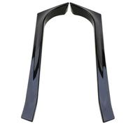 Alerón Trasero para VW para Golf MK6 para GTI para GTR para GTD 2008-2012 Piezas Exteriores Ventana Trasera Coche Alerón Lateral Difusor Aleta Trasera Fibra Carbono(Glossy Black)