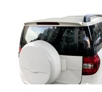 Alerón Trasero Tapa Maletero Alerón Trasero De Plástico ABS Sin Pintar con Imprimación, Alerón Trasero para Maletero Estilo Coche para Skoda para Yeti 2013 2014 2015 2016 2017(Blanco)