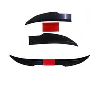 Alerón Trasero Universal 115-125cm para Hyundai Alerones Labio Parachoques Trasero Coche(Reddish-Black)