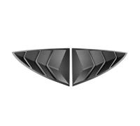 Alerón Ventana Lateral Trasera Para Tesla Para Model 3 2017-2023 Para Highland 2024 2025 2026 Pegatina Rejilla Triangular Trasera Divisor Alerón Lateral(Matte Black)