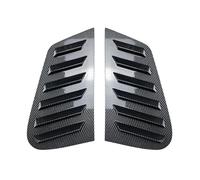 Alerón Ventana Lateral Trasera Para VW Para GOLF 4 Para MK4 1997-2006 ABS Rejilla Trasera Coche Ventana Lateral Cubierta Obturador Pegatina Embellecedora(Carbon)