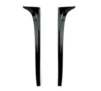 Alerón Ventana Trasera Coche Para Vw Para Golf 7 Para Mk7 Para 2013-2019 2 Piezas Deflector De Ventana Trasera Divisor Alerón Lateral Canards Trim Accesorios(Gloss Black)
