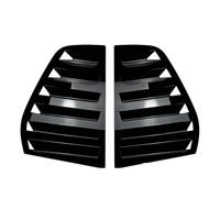 Alerón Ventana Trasera Divisor Para VW Para Golf 5 Para MK5 2003-2008 Cubierta Persiana Ventana Par Rejilla Embellecedor Ventana Lateral(Glossy Black)