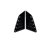 Alerón Ventana Trasera Para A3 Para S3 Para 8Y Para Sportback 2021 + Cubierta Rejilla Ventana Trasera Embellecedor Triangular Persiana Sombra Alerón Kits(Glossy Black)
