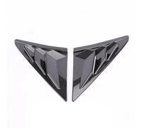 Alerón Ventana Trasera Para Civic Para Tipo R Hatchback 2019-2021 Ventana Lateral Trasera Coche Persiana Rejilla Ventilación Scoop Shades Cubierta Embellecedora