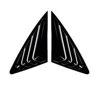 Alerón Ventana Trasera Para Q3 Para F3 Para Sportback 2019-2024 Tapa Ventana Rejilla Lateral Trasera Coche Alerón Sombra Triangular Embellecedor Cubierta Obturador(Gloss Black)