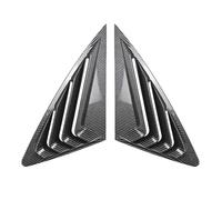 Alerón Ventana Trasera Para Q3 Para F3 Para Sportback 2019-2024 Tapa Ventana Rejilla Lateral Trasera Coche Alerón Sombra Triangular Embellecedor Cubierta Obturador(Carbon Fiber look)