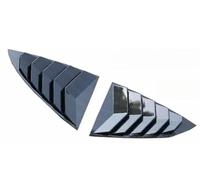 Alerón Ventana Trasera Para Tesla Para Modelo 3 Rejilla Ventana Lateral Trasera Embellecedor Cuarto Triangular Decoración Estilo Deportivo(Carbon Fiber Texture)