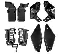 Alerones Aerodinámicos para CB650R 2019-2021 Accesorios Motocicleta Tanque Lateral Marco Panel Cubierta Carcasa Inyección Kit Carrocería Carenado(ABCD-Unpainted)