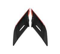 Alerones Aerodinámicos para CFMOTO para 450SR para 450SRS Laterales Desnudos Carga Aerodinámica Fijos Carenado Alas Deflectores alerones de Motocicleta(A Pair Red)