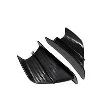 Alerones Aerodinámicos para Kawasaki para ZX6R para ZX7R para ZX9R Winglet Spoiler Carenado Wing Kit Motocicleta(Matte Carbon Look)