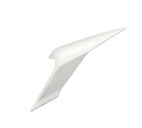 Alerones ala Motocicleta para CFMOTO CF450NK 450NK 450 NK CF400-7 Protectores Cubierta Trasera Motocicleta Asiento Trasero Luz Carcasa ala(L- Pearlwhite)
