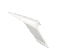 Alerones ala Motocicleta para CFMOTO CF450NK 450NK 450 NK CF400-7 Protectores Cubierta Trasera Motocicleta Asiento Trasero Luz Carcasa ala(R- Pearlwhite)