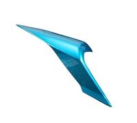 Alerones ala Motocicleta para CFMOTO CF450NK 450NK 450 NK CF400-7 Protectores Cubierta Trasera Motocicleta Asiento Trasero Luz Carcasa ala(R- Blue)