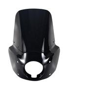 Alerones ala Motocicleta para Davison para FXBB para Softail para Street for Bob para carenado de Motocicletas de Warrior Warrior de Low Road(Dark Smoke c)
