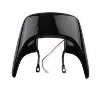 Alerones ala Motocicleta para DIO 50 para DIO50 AF27 AF28 Scooter De Motocicleta Pintura Tarea Trasera Alas De Luces Traseras De Alerón Trasero(Negro)