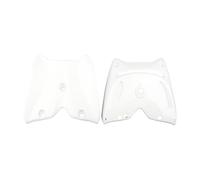 Alerones ala Motocicleta para Jog 50 para Jog ZR SA16J para Evolution Motocicleta Scooter Pintado Alerón Trasero Carenados Luces De Freno Traseras Carenado(Blanco)
