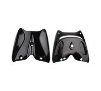 Alerones ala Motocicleta para Jog 50 para Jog ZR SA16J para Evolution Motocicleta Scooter Pintado Alerón Trasero Carenados Luces De Freno Traseras Carenado(Negro)