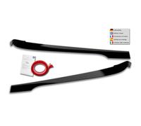 Alerones de faros compatible con BMW Serie 3 G20/G21 Berlina/Touring 2019- (ABS Negro Brillante)