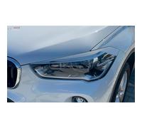 Alerones de faros compatible con BMW X1 F48 2015-2019 (ABS)