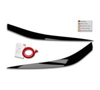 Alerones de faros compatible con Kia Ceed (CD) & ProCeed (CD) 2018- (ABS Negro Brillante)