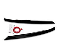 Alerones de faros compatible con Seat Ateca & Cupra Ateca 2016-2021 (ABS Negro Brillante)