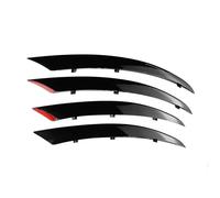 Alerones Delantero Coche para Mercedes para Benz Clase C W205 C43 C63 para AMG C180 200 250 300 2015-2018 Alerón Embellecedor Aire Lateral Delantero(Negro Brillante)