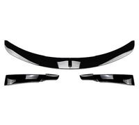 Alerones Delantero Coche para Serie 3 E90 E91 para LCI 2009 2010 2011 2012 Kit Carrocería Alerón Parachoques Delantero Coche Spoiler Alerones(Negro Brillante)