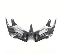 Alerones Delanteros para YZF R3 R25 2014 2015 2016 2017 2018 Alerones Carenado Lantero Motocicleta Cubierta Protectora Fibra Carbono(Dark Grey)