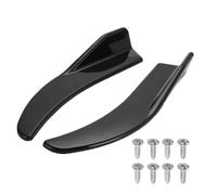 Alerones Labio Parachoques Delantero Coche Lip Spoiler Y Faldones Laterales Universales para Parachoques Delantero Trasero De Automóvil Anticolisión para E90 G30 F10 F30(Negro Brillante)