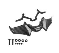 Alerones Laterales Motocicleta Alerón Delantero Desnudo para Motocicleta Alerón Aerodinámico para MT07 para MT-07 SP 2021 2022 2023 2024 Alerón Delantero(Carbon Fiber)