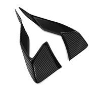 Alerones Laterales Motocicleta Deflector ala Aerodinámico Motocicleta Deportiva DownforceNaked Forntal Spoilers para YZFR3 para YZFR25 para YZF R3 R25 2019-2025 Alerón Delantero(Carbon Fiber)