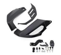 Alerones Laterales Motocicleta Protector Carenado Cuerpo Alerón Inferior Motor Protector Chasis Street para CB650R 2019 2020 2021 2022 2023 2024 Alerón Delantero(Black)