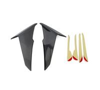 Alerones Moto para ADV350 2022-2026 2025 2024 Accesorios Motocicleta Cubierta Carenado Lateral Derecho Izquierdo Deflector ala Parabrisas Naked Spoilers(Transparent Black)