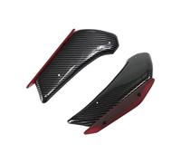 Alerones Moto para Suzuki para GSX-R1000 para GSXR1000 L7 2017 2018 2019 2020 2021 2022 Piezas Carenado Motocicleta Kit ala Aerodinámica Carenado Aleta Fija Alerón Moto(Carbon Pattern Red)
