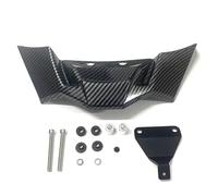 Alerones Motocicleta Cubierta ala Viento para Labio Delantero Motocicleta Winglets Carenado Aerodinámico para F900R 2021 2022 Motocicleta Alerón(ABS Carbon Printing A)